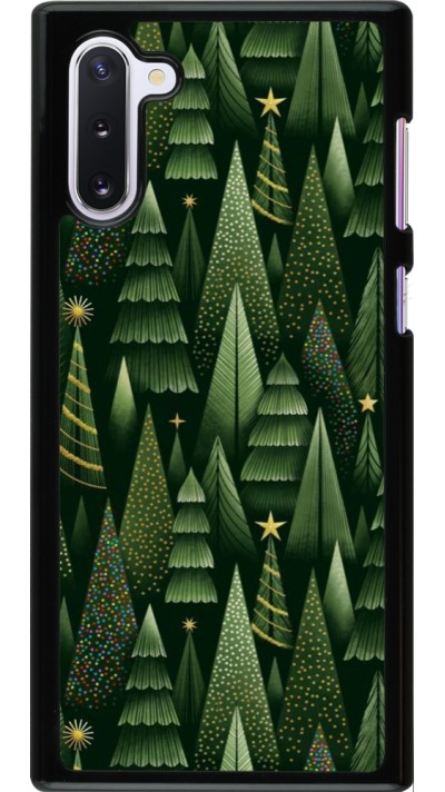 Samsung Galaxy Note 10 Case Hülle - Christmas 25 Pattern Xmas Tree
