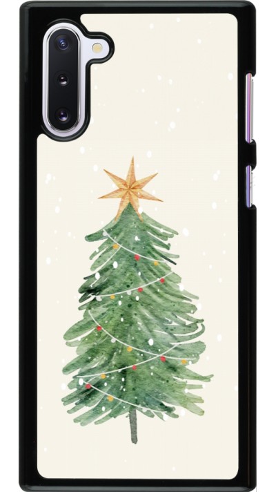 Samsung Galaxy Note 10 Case Hülle - Christmas 25 Sketch Tree