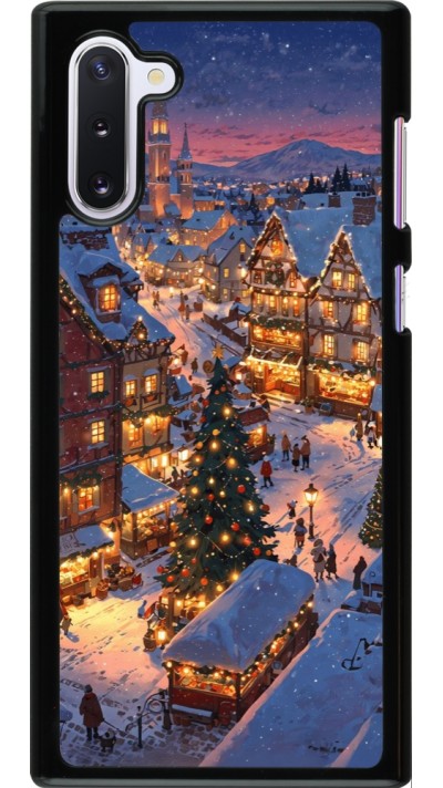 Samsung Galaxy Note 10 Case Hülle - Christmas 25 Xmas Village