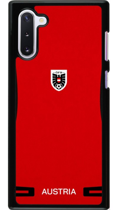 Samsung Galaxy Note 10 Case Hülle - O?sterreich 2026 personalisierbares Fussballtrikot