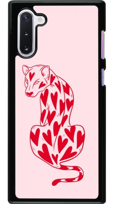 Samsung Galaxy Note 10 Case Hülle - Leopard with hearts 2026