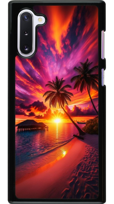 Samsung Galaxy Note 10 Case Hülle - Malediven Abenddämmerung Glückseligkeit