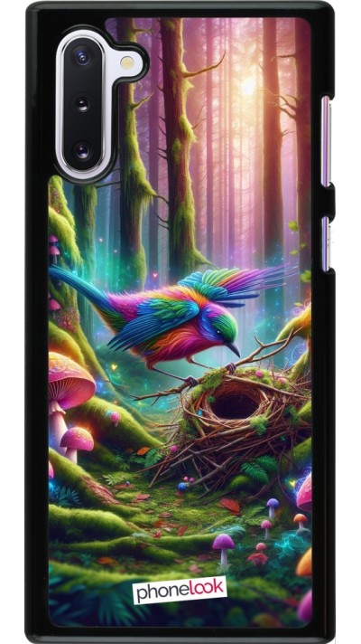 Samsung Galaxy Note 10 Case Hülle - Vogel Nest Wald