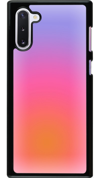 Samsung Galaxy Note 10 Case Hülle - Orange Pink Blue Gradient
