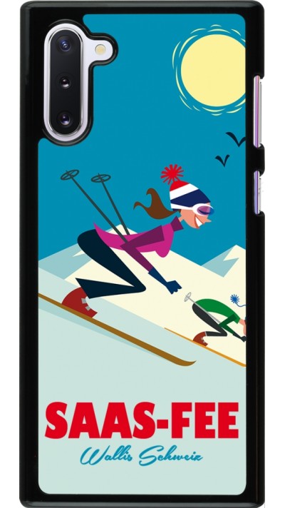 Samsung Galaxy Note 10 Case Hülle - Saas-Fee Ski Downhill