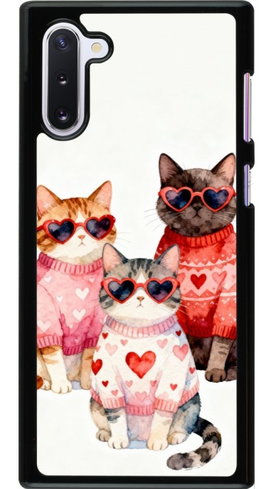 Samsung Galaxy Note 10 Case Hülle - Saint Valentines Day 26 Cat Love