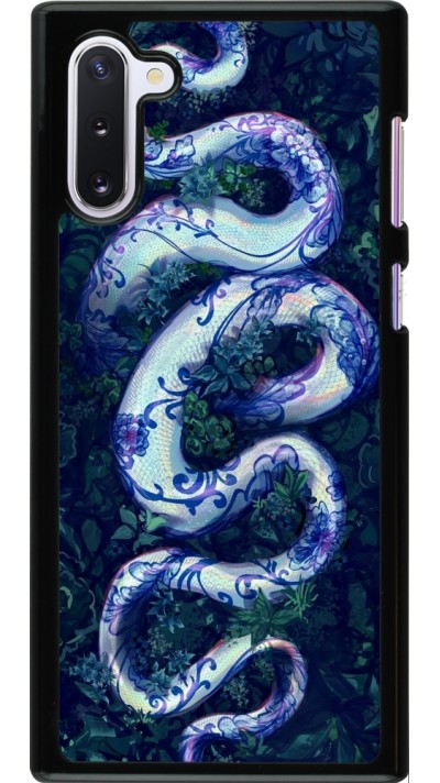 Samsung Galaxy Note 10 Case Hülle - Snake Blue Anaconda