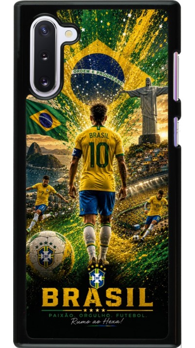 Coque Samsung Galaxy Note 10 - Football Brésil splash 2026