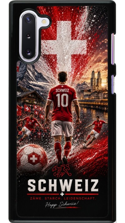 Coque Samsung Galaxy Note 10 - Football Schweiz splash 2026