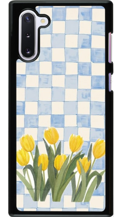 Samsung Galaxy Note 10 Case Hülle - Blue vichy tulips 2026