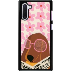 Samsung Galaxy Note 10 Case Hülle - Dog with newspaper 2026