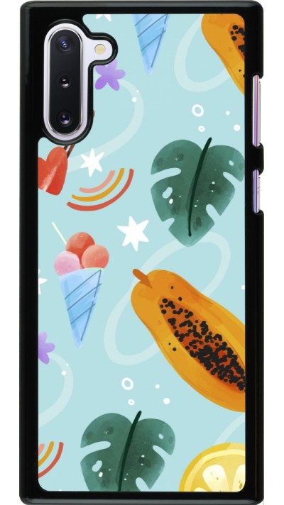 Samsung Galaxy Note 10 Case Hülle - Summer 2025 Pattern papaya