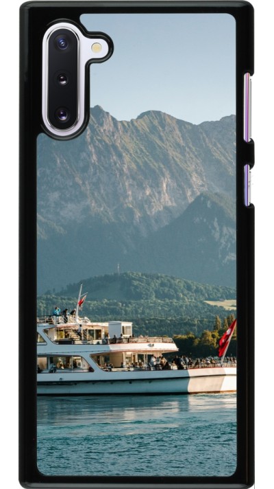 Coque Samsung Galaxy Note 10 - Fête Nationale Suisse Bateau Leman