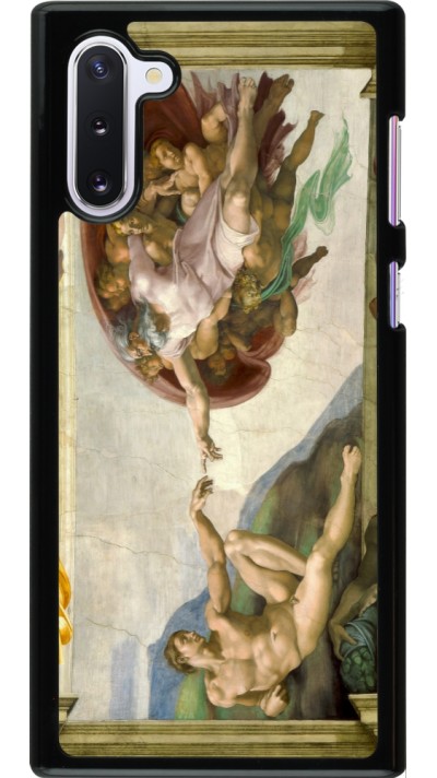 Samsung Galaxy Note 10 Case Hülle - Kunstbild - Die Erschaffung Adams - Michelangelo