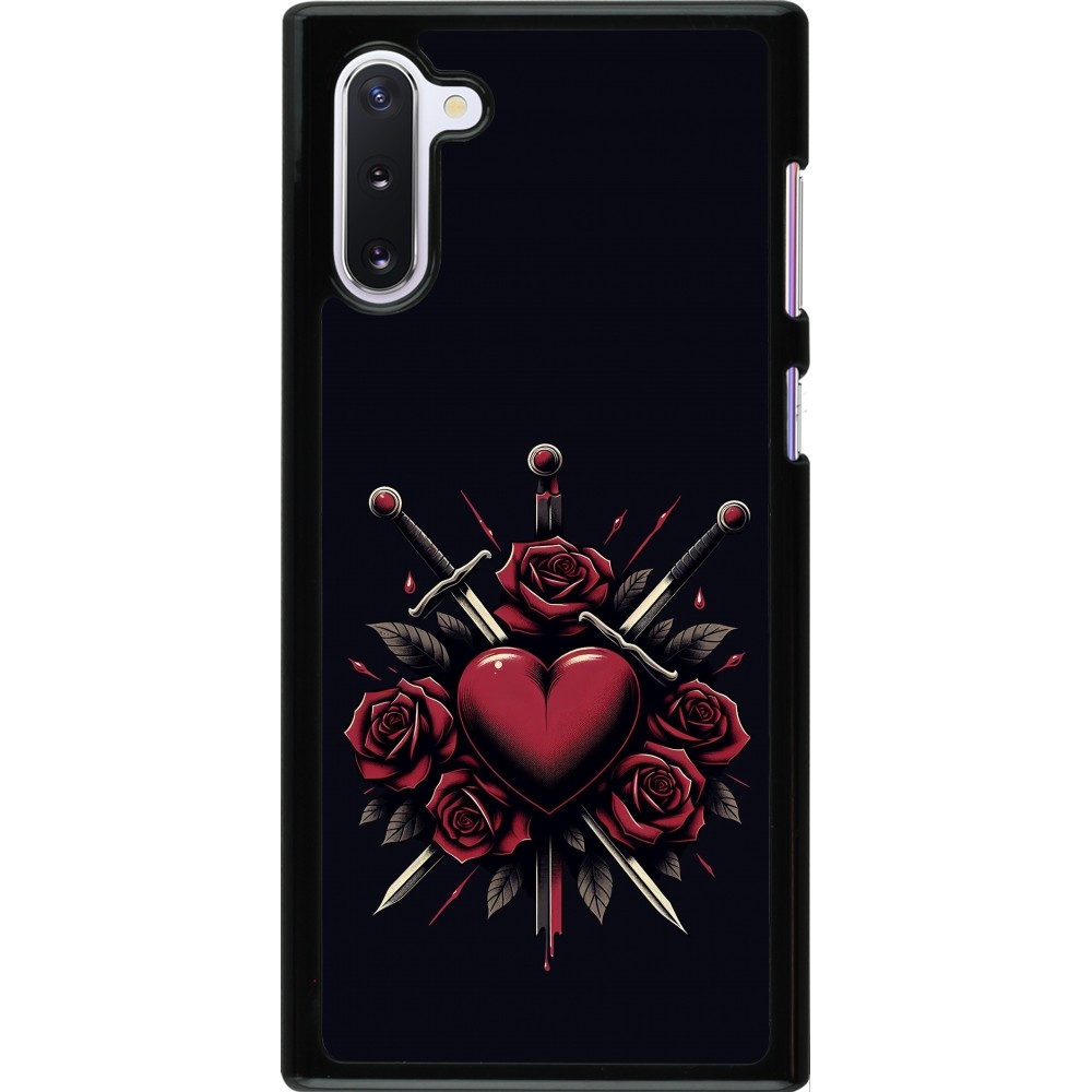 Coque Samsung Galaxy Note 10 - Valentine 2024 gothic love