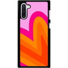 Samsung Galaxy Note 10 Case Hülle - Valentine 2024 heart gradient