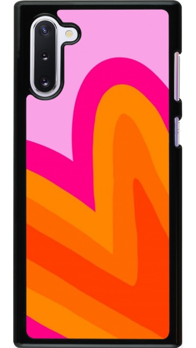 Samsung Galaxy Note 10 Case Hülle - Valentine 2024 heart gradient
