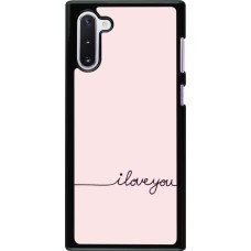 Samsung Galaxy Note 10 Case Hülle - Valentine 2023 i love you writing