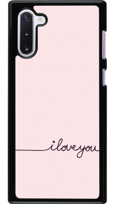 Samsung Galaxy Note 10 Case Hülle - Valentine 2023 i love you writing
