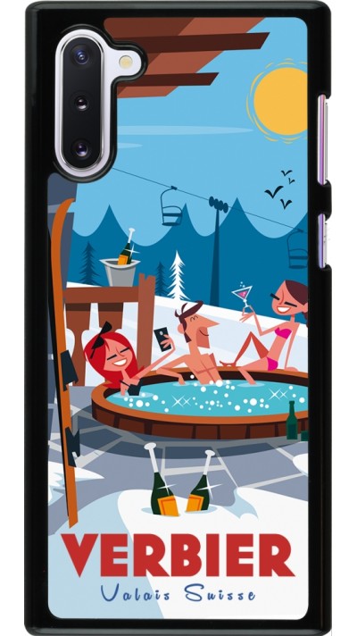 Samsung Galaxy Note 10 Case Hülle - Verbier Mountain Jacuzzi