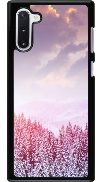 Samsung Galaxy Note 10 Case Hülle - Winter 22 Pink Forest