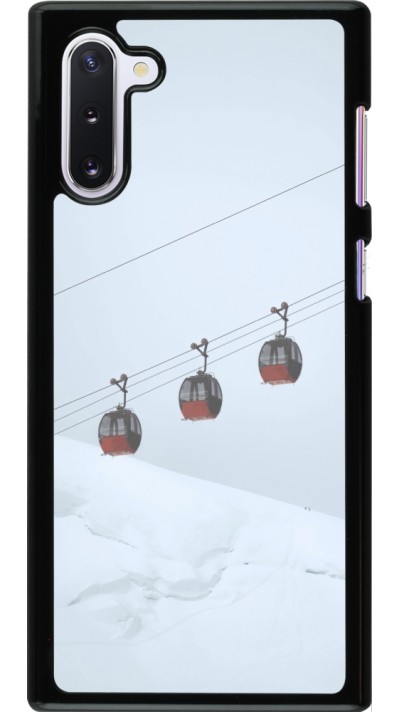 Samsung Galaxy Note 10 Case Hülle - Winter 22 ski lift
