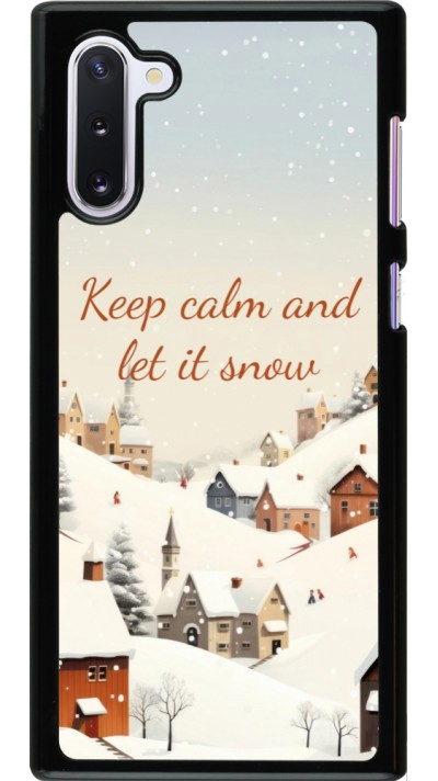 Samsung Galaxy Note 10 Case Hülle - Winter 25 Winter Keep calm and let it snow