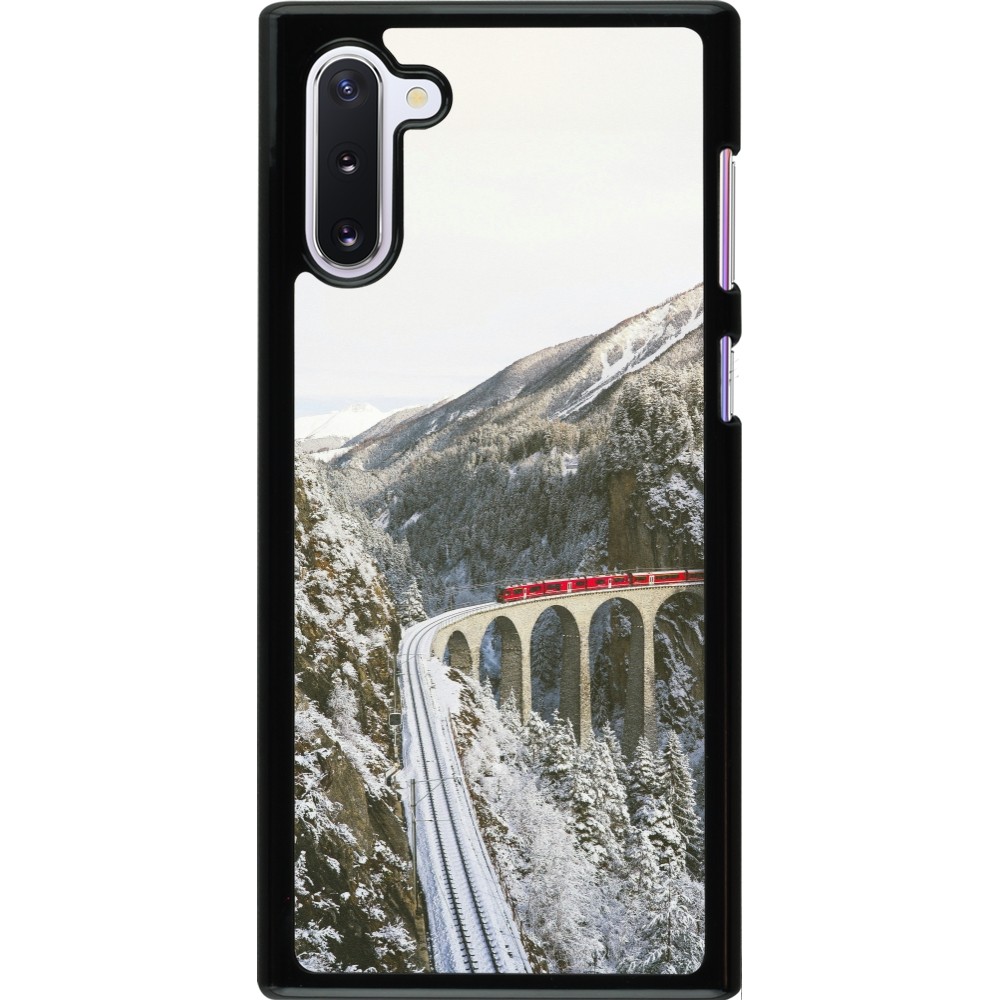 Samsung Galaxy Note 10 Case Hülle - Winter 25 Winter polar express
