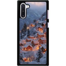 Samsung Galaxy Note 10 Case Hülle - Winter 25 Winter snowy village