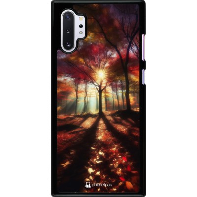 Samsung Galaxy Note 10+ Case Hülle - Herbstlicher goldener Glanz