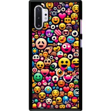 Samsung Galaxy Note 10+ Case Hülle - Emoji Mix Farbe