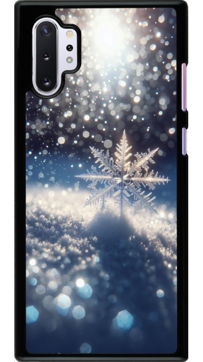 Samsung Galaxy Note 10+ Case Hülle - Schneeflocke Solar Glanz