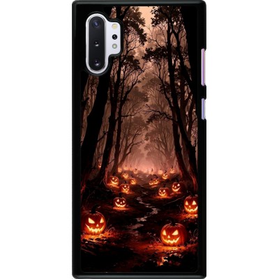 Samsung Galaxy Note 10+ Case Hülle - Halloween 2025 Road of Terrifying Pumpkins