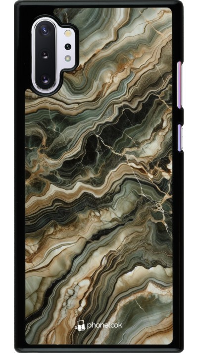Samsung Galaxy Note 10+ Case Hülle - Oliv Marmor