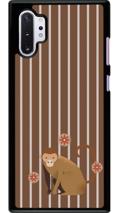 Coque Samsung Galaxy Note 10+ - Monkey with stripes