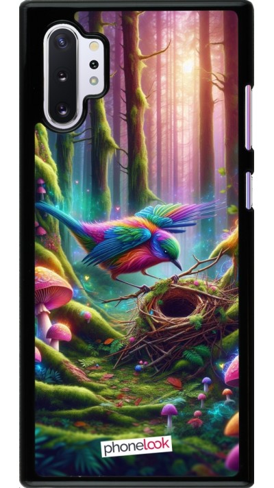 Samsung Galaxy Note 10+ Case Hülle - Vogel Nest Wald