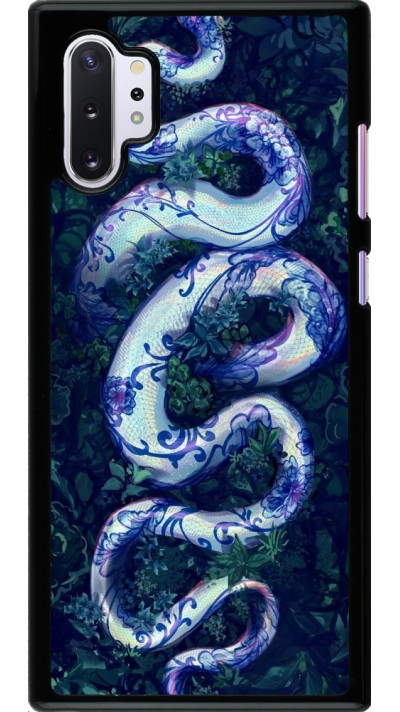 Samsung Galaxy Note 10+ Case Hülle - Snake Blue Anaconda