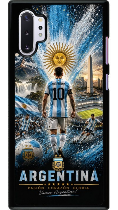 Coque Samsung Galaxy Note 10+ - Football Argentine splash 2026