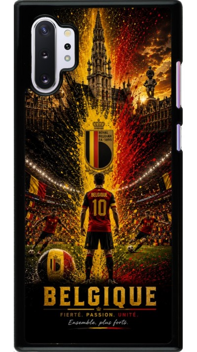 Coque Samsung Galaxy Note 10+ - Football Belgique splash 2026