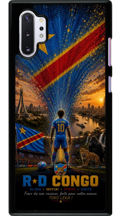 Coque Samsung Galaxy Note 10+ - Football République démocratique du Congo splash 2026