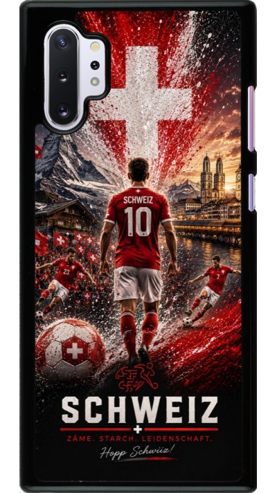 Coque Samsung Galaxy Note 10+ - Football Schweiz splash 2026