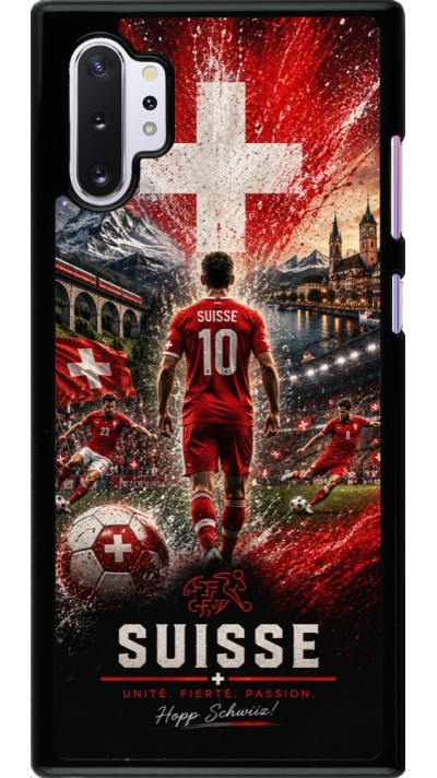 Coque Samsung Galaxy Note 10+ - Football Suisse splash 2026