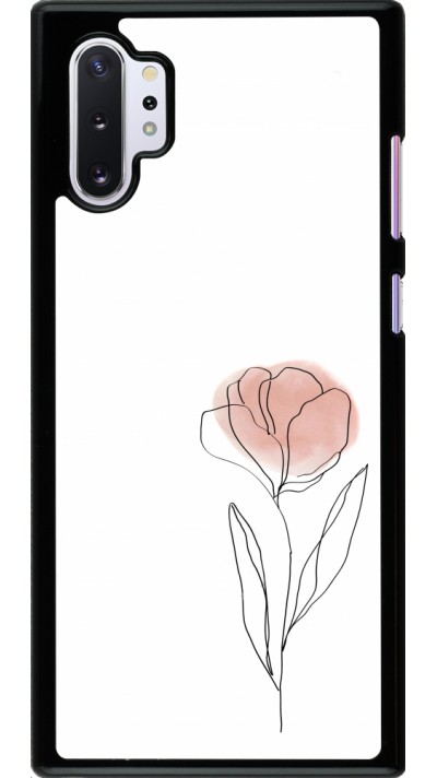 Samsung Galaxy Note 10+ Case Hülle - Spring 23 minimalist flower