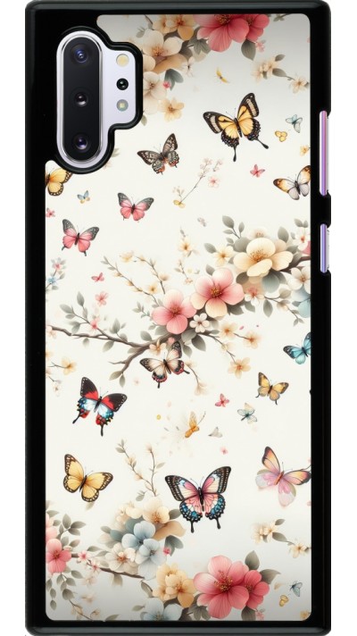 Samsung Galaxy Note 10+ Case Hülle - Frühling 25 Leichte Schmetterlinge
