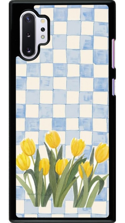 Coque Samsung Galaxy Note 10+ - Blue vichy tulips Spring 2026