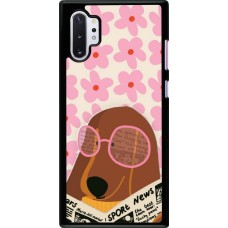 Coque Samsung Galaxy Note 10+ - Dog with newspaper Spring 2026