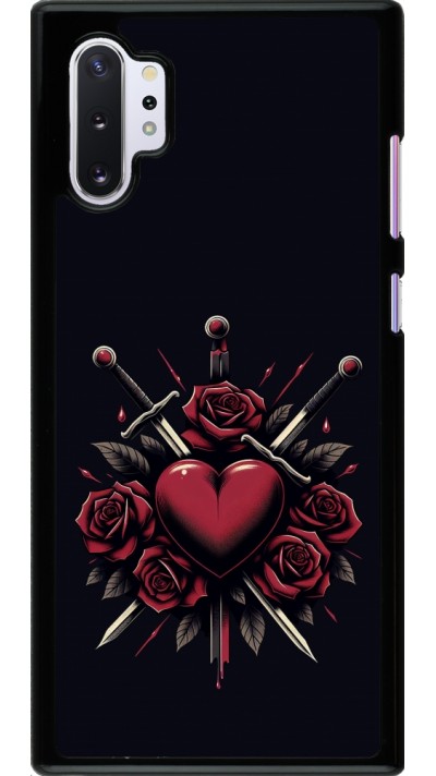 Samsung Galaxy Note 10+ Case Hülle - Valentine 2024 gothic love