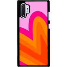 Samsung Galaxy Note 10+ Case Hülle - Valentine 2024 heart gradient