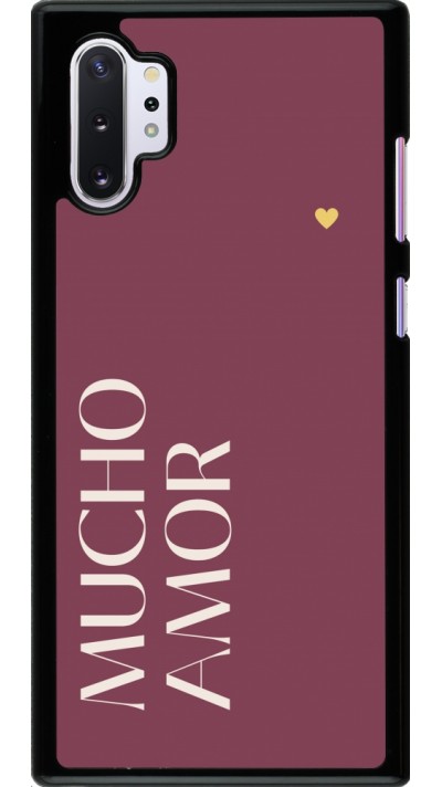 Samsung Galaxy Note 10+ Case Hülle - Valentine 2024 mucho amor rosado