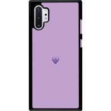 Samsung Galaxy Note 10+ Case Hülle - Valentine 2023 purpule single heart